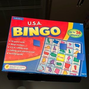 Lakeshore Learning Center USA Bingo Classroom Game for Students